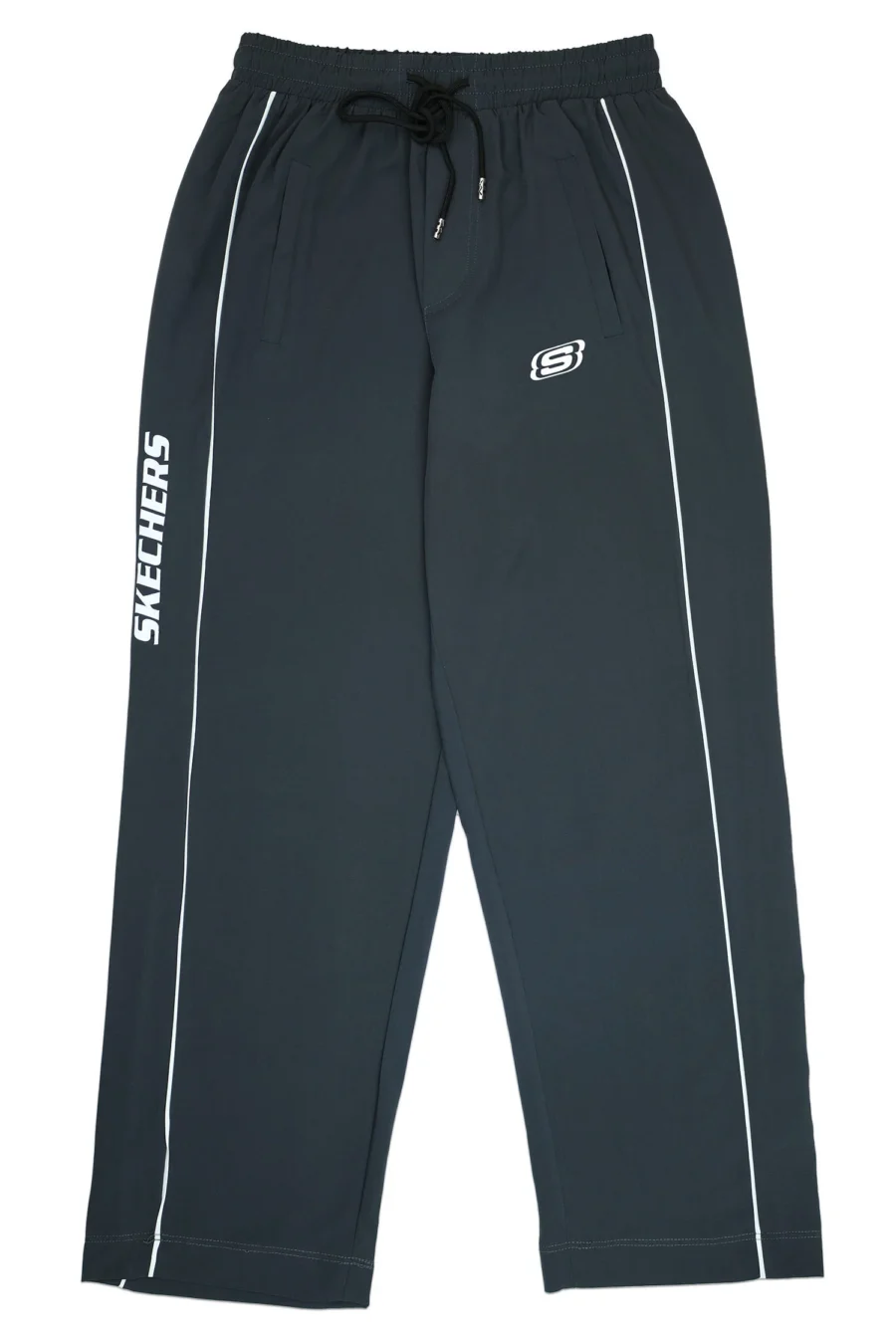 Loose Bottom Zip Style Imported Sportswear Trouser - Gray - Image 2