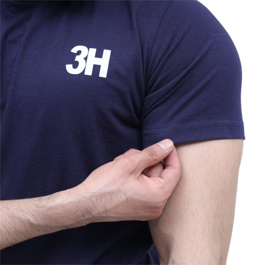 Men’s Performance T-Shirt Navy Blue - Image 3